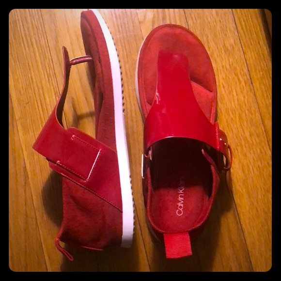 calvin klein sandals at macy's